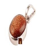 Sun Sitara Gold Stone Gemstone Pendant with Lab Certificate for Men and Women (77.5 Ct Approx)