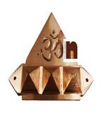 Vastu Om Pyramid Wall Hanging For South East Direction In Copper ( 10 Cms) (1 Pc)