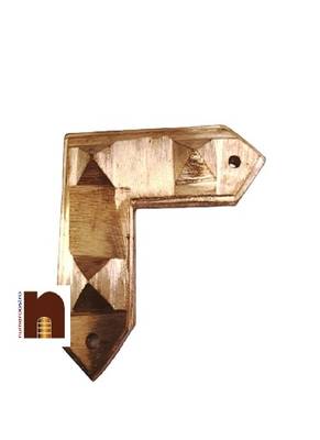Copper Vastu L Shape Pyramid Strip for Space Devision | Virtual Shifting & Vastu Dosh Nivaran (3 Pyramids) (1 Pc) 1