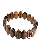 TigerEye Gemstone Bracelet For Men & Women (Stretchable) (1 Pc)