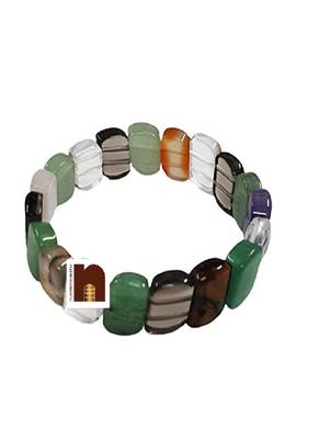 7 Chakra Crystal Stone Bracelet (Stretchable) For Men & Women (1 Pc) 1