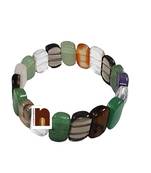 7 Chakra Crystal Stone Bracelet (Stretchable) For Men & Women (1 Pc)