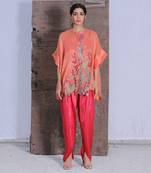 Linen Embroidered Pink Kurta Sets