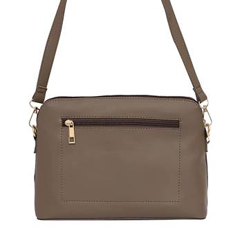 Brown Striped Sling Bag 2