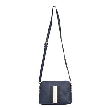Blue Striped Sling Bag 2