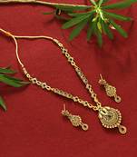 Maroon necklace-sets