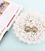 Gold earrings