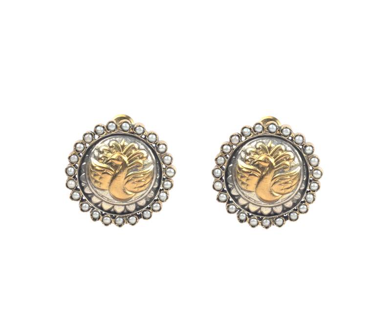 Gold earrings