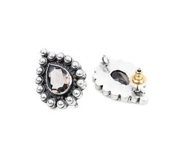 Silver onyx earrings 3