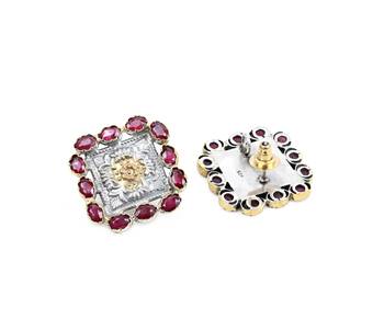 Gold onyx earrings 3