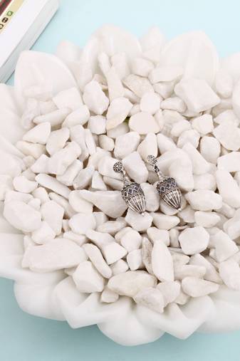 Silver earrings