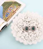 Silver pearl earrings