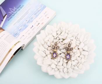 Silver pearl earrings 1