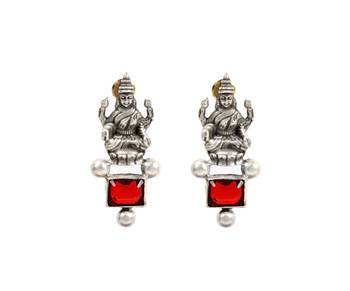 Silver onyx earrings 2