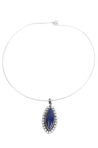 Silver lapis lazuli 925-sterling-silver-pendants