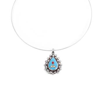 Silver turquoise 925-sterling-silver-pendants 3