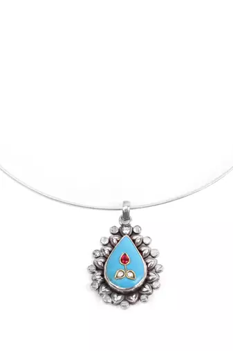 Silver turquoise 925-sterling-silver-pendants
