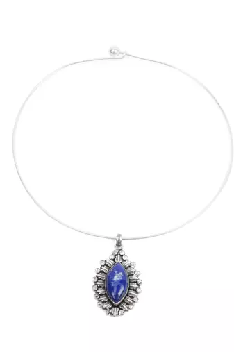 Silver lapis lazuli 925-sterling-silver-pendants