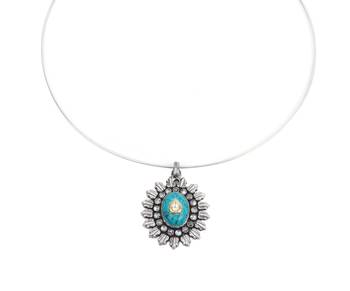 Silver turquoise 925-sterling-silver-pendants 2