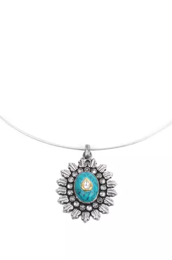Silver turquoise 925-sterling-silver-pendants