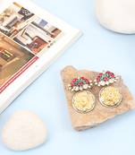 Silver turquoise earrings