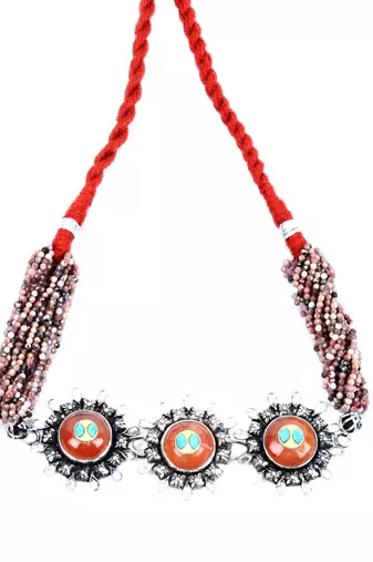 Silver necklaces