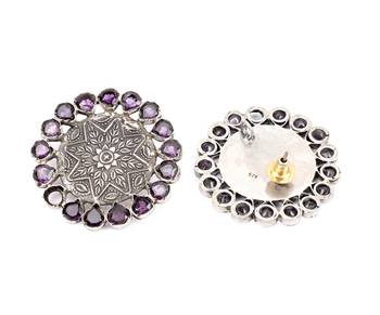 Silver quartz   earrings 3