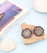 Silver quartz  earrings