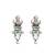 Silver quartz   earrings