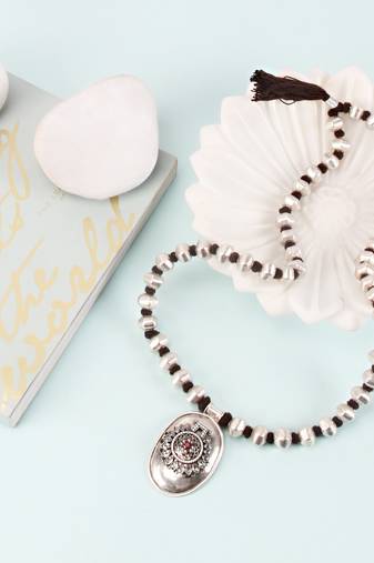 Silver necklaces