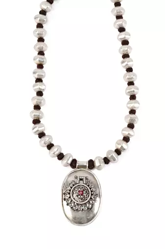 Silver necklaces