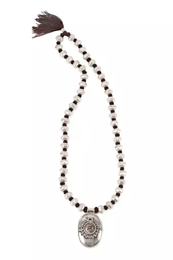 Silver necklaces