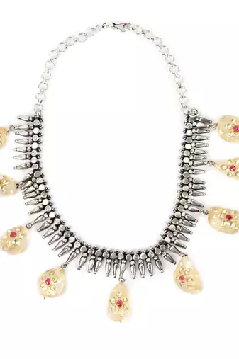 Silver necklaces
