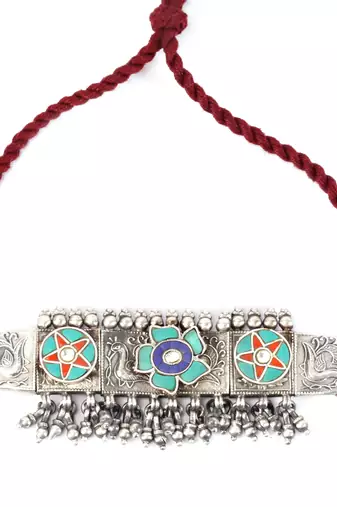 Silver necklaces