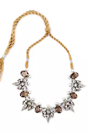 Silver necklaces