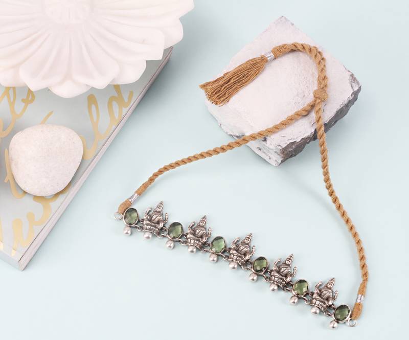 Silver necklaces