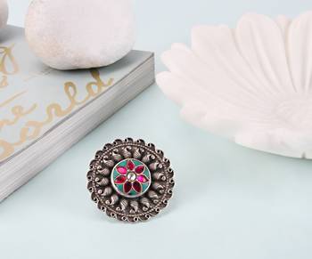 Silver turquoise rings 1
