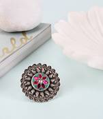 Silver turquoise rings