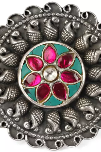 Silver turquoise rings