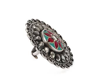 Silver turquoise rings 4