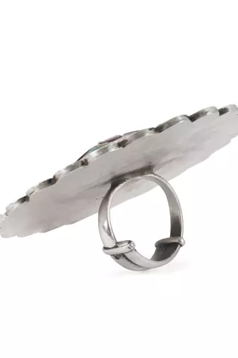Silver turquoise rings