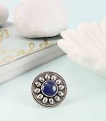 Silver onyx rings