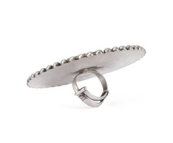 Silver quartz   rings 5