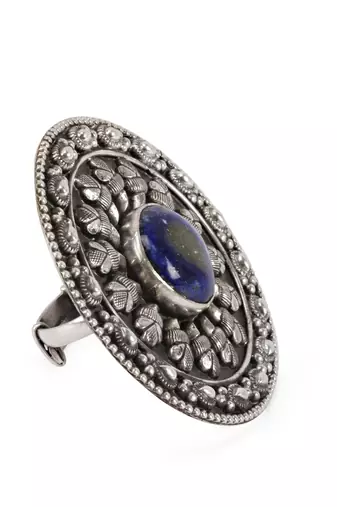Silver onyx rings