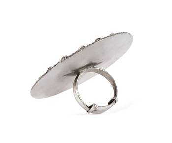 Silver onyx rings 5