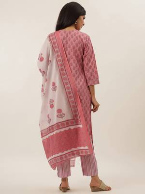 Blue printed cotton ethnic-kurtis 3