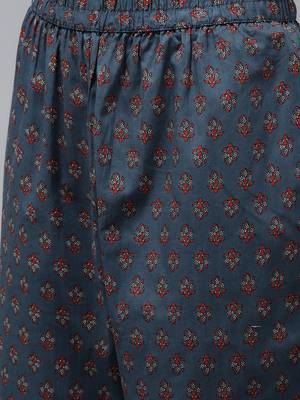Red printed cotton ethnic-kurtis 5