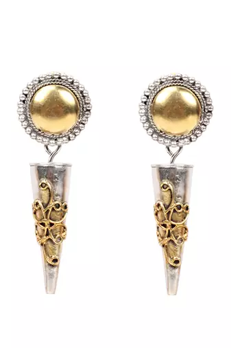 Silver earrings