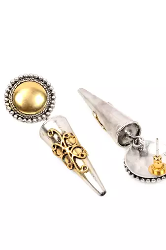 Silver earrings