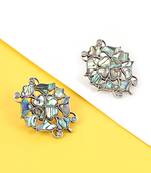 Silver earrings